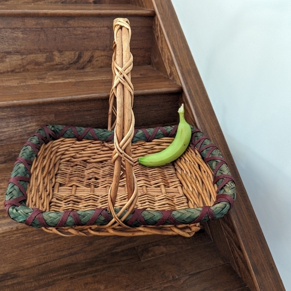 Italian Wicker basket large rectangle - Picture 7 of 7